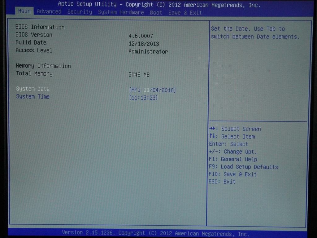 BIOS Setup Utility