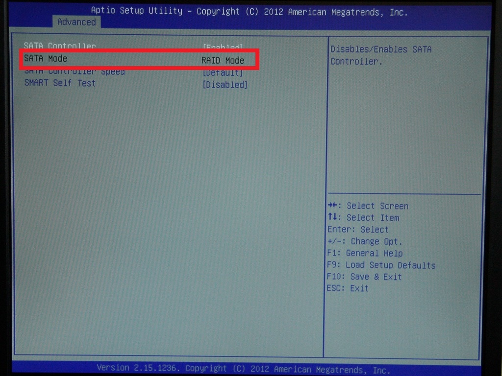 SATA Configuration