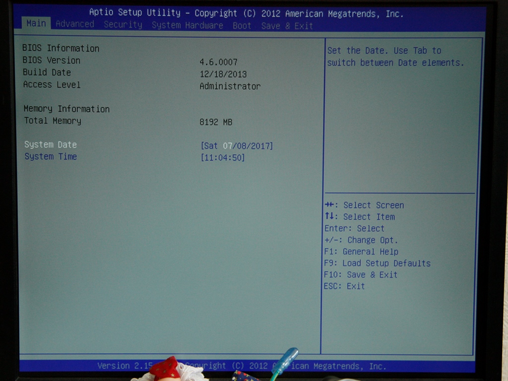 BIOS Setup Utility 1