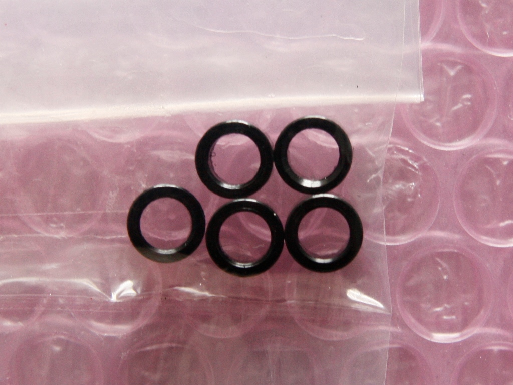 Five bearing sleeves