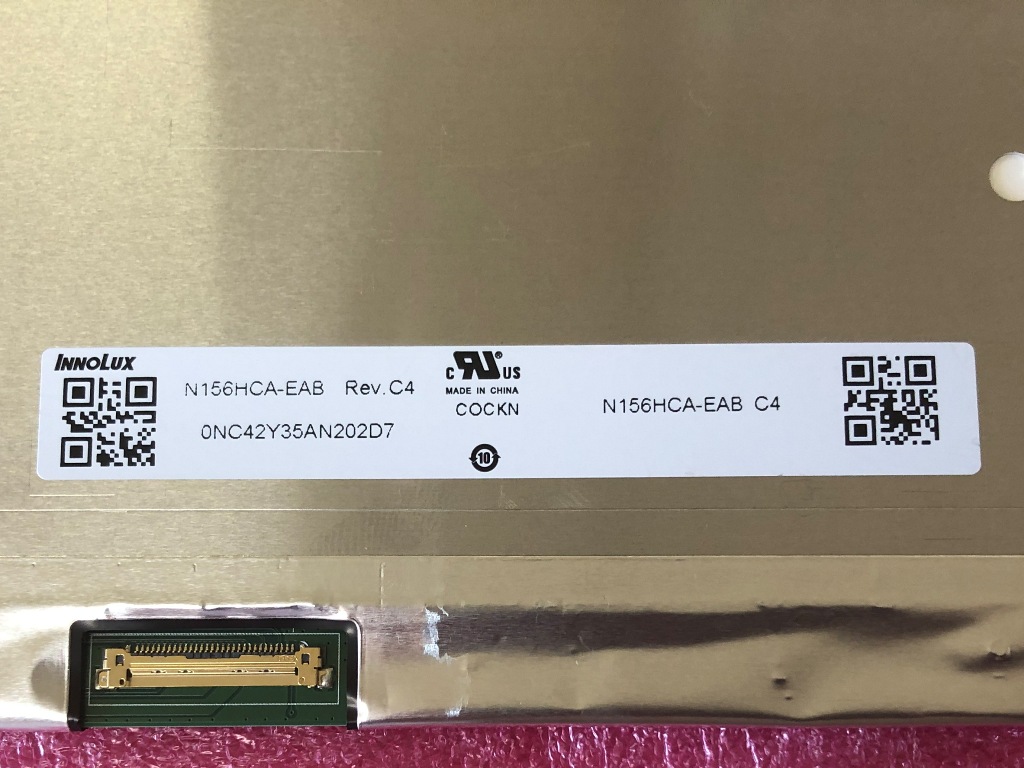 ASUS VivoBook 15 M1502Y 液晶パネル N156HCA-EAB C4 型番表記
