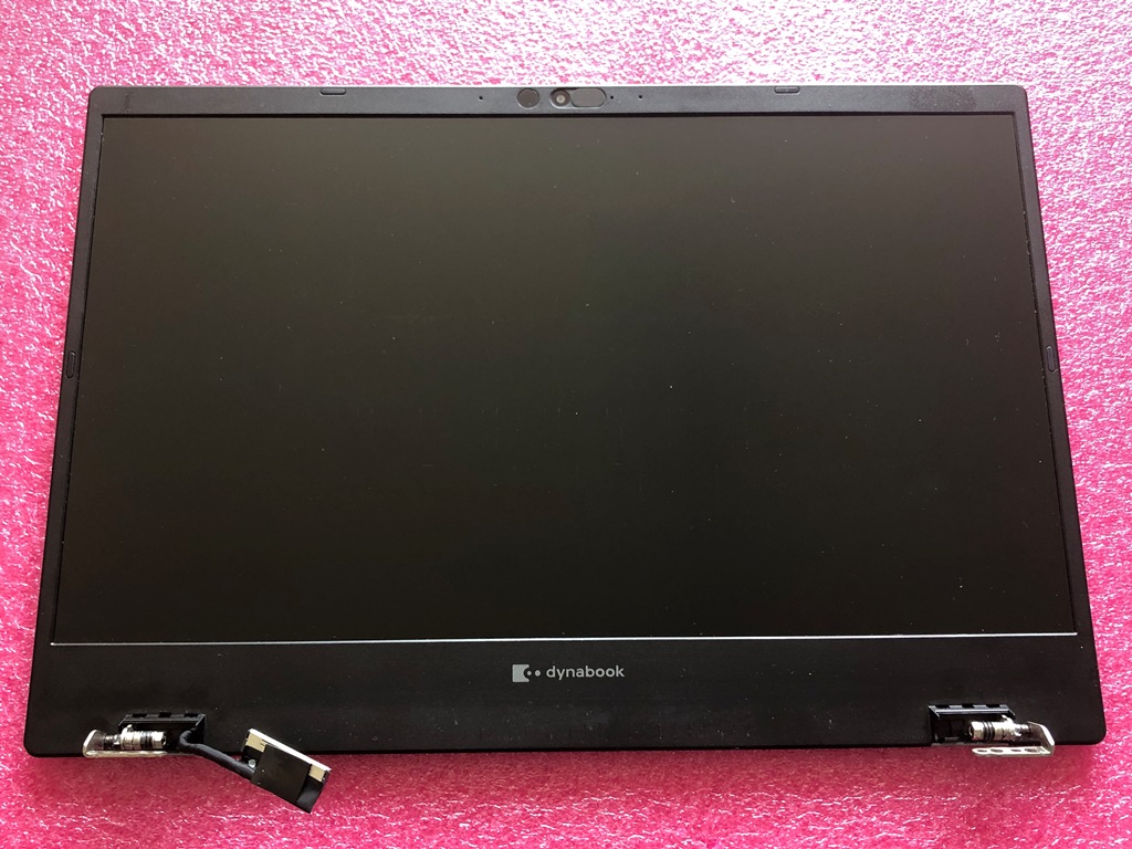 dynabook G83/KW 液晶ディスプレイ部 ヒンジカバー 取り外し後