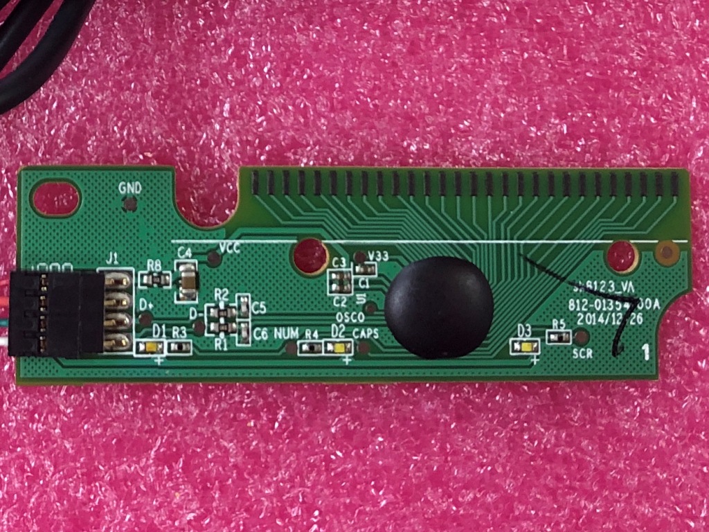 DELL KB216t キーボード 基板 拡大