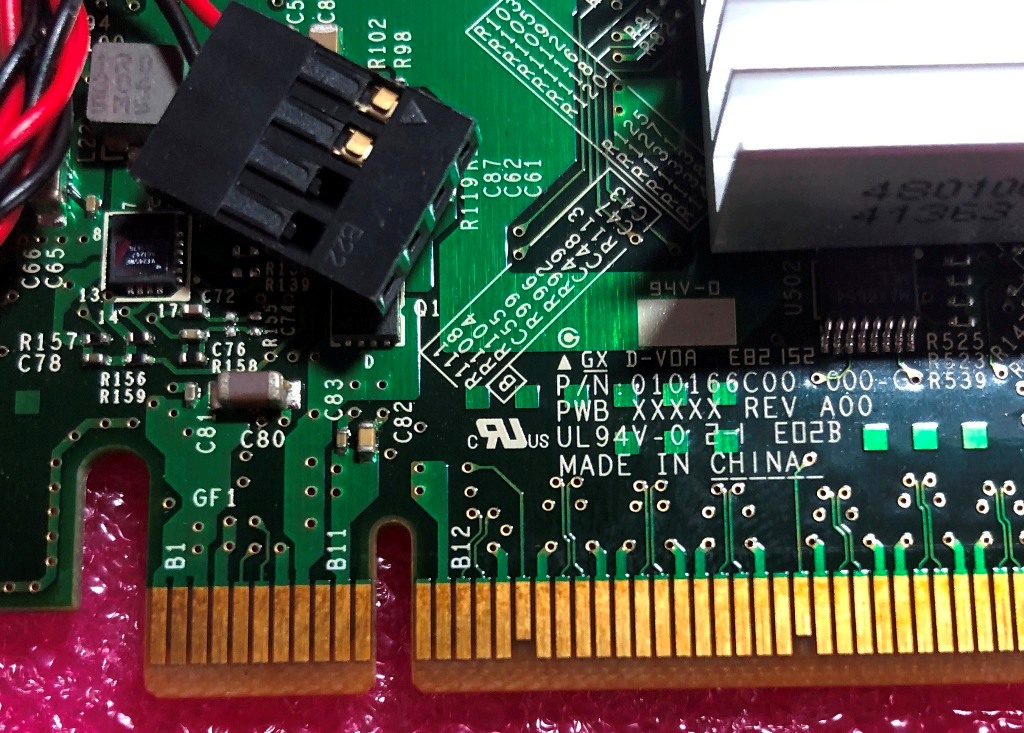 DELL PERC H310 PCI-Express B面ピン