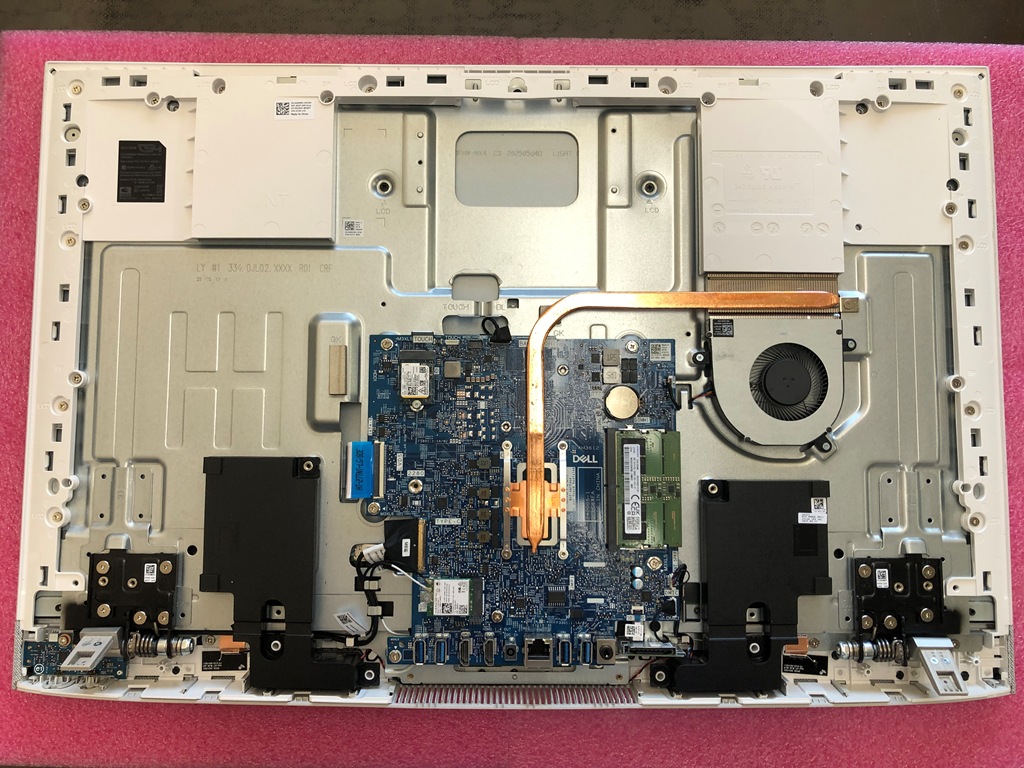 Dell 27 All-in-One (AIO) EC27250 格納式カメラユニット取り外し後