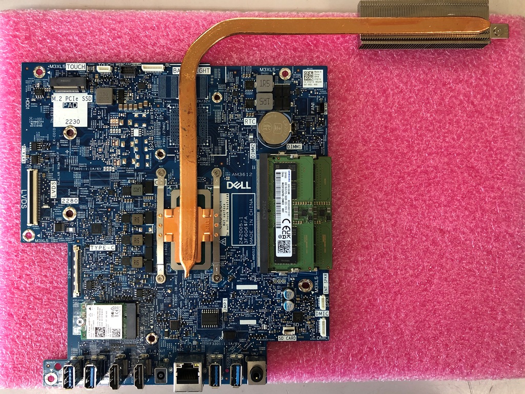 Dell 27 All-in-One (AIO) EC27250 マザーボード 0TGFYX + ヒートシンク
