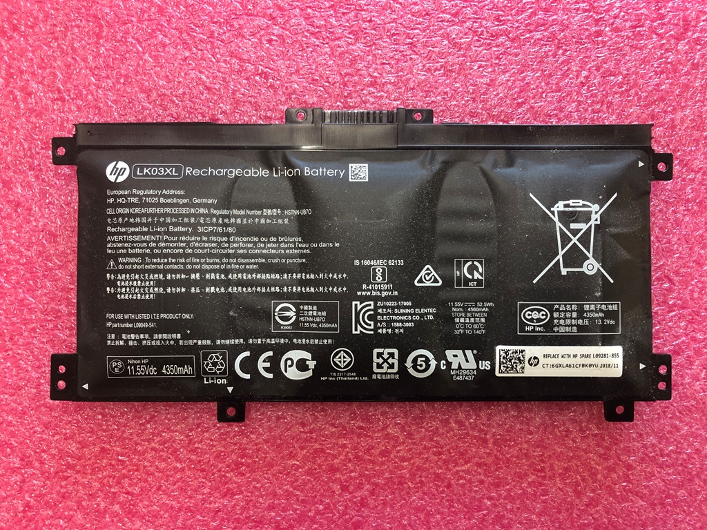 HP ENVY x360 バッテリ LK03XL 1