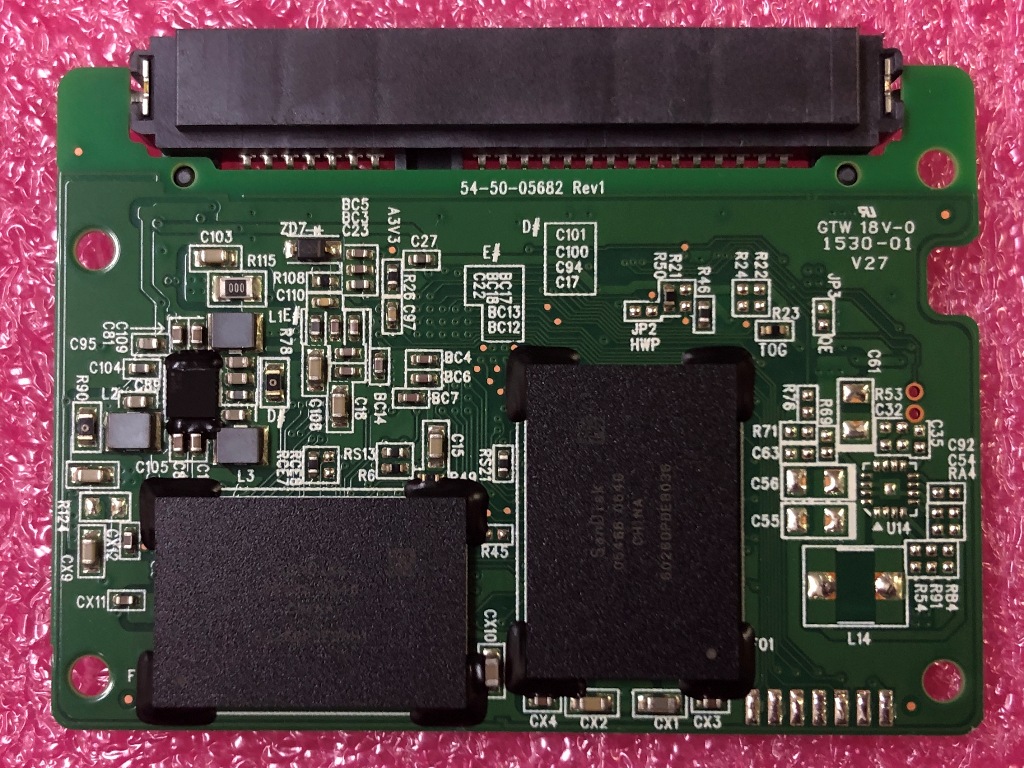 DELL Inspiron 15 3520 SSD SanDisk Z400s SD8SBAT-256G-1012 基板部分 表