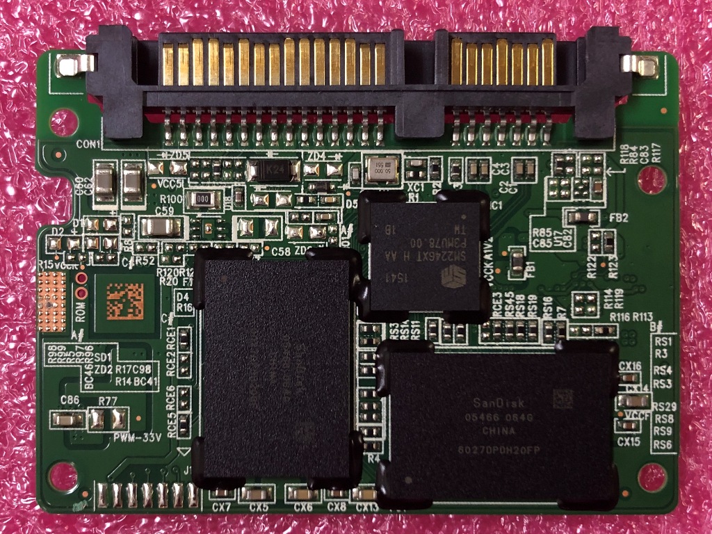 DELL Inspiron 15 3520 SSD SanDisk Z400s SD8SBAT-256G-1012 基板部分 裏