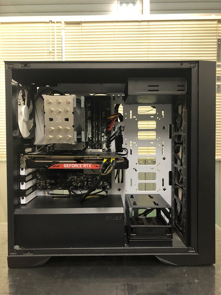 自作パソコン マザーボード交換後 表面