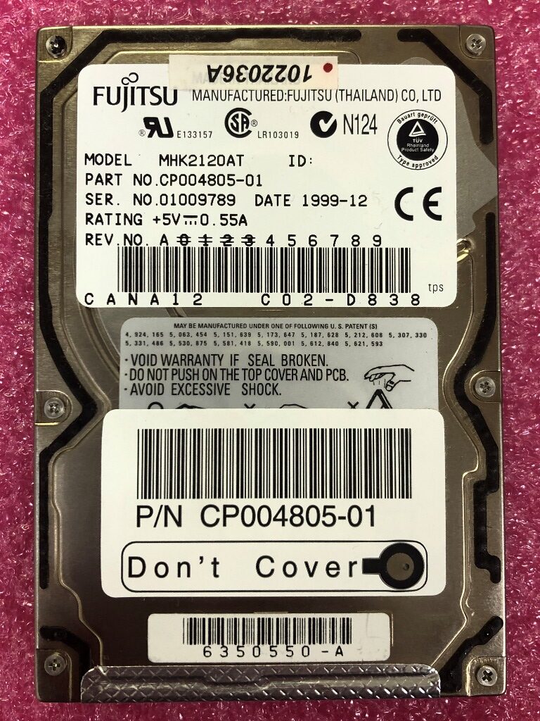 HDD MHK2120AT