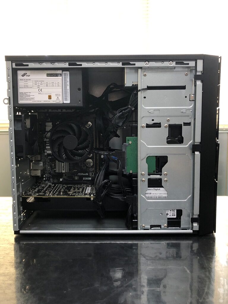 OZZIO デスクトップパソコン SSD交換後